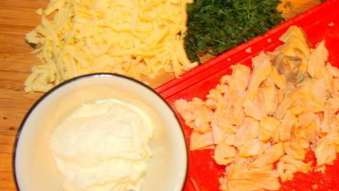 блинчики с семгой на закуску