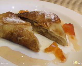 Блинчики с яблоками