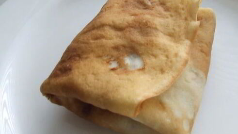 блинчики с яблоками