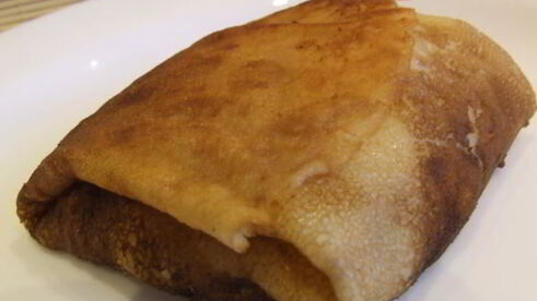 блинчики с яблоками