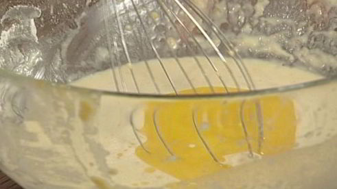 блины фламбе с мороженым