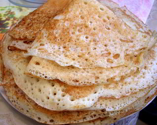 Блины на кислом молоке без яиц