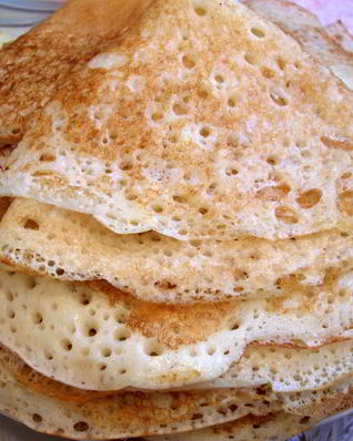 Блины на кислом молоке без яиц