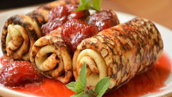 Рецепт Блинов на молоке с кипятком