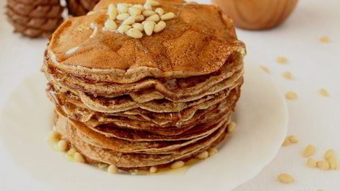 блины на муке из кедровых орешков