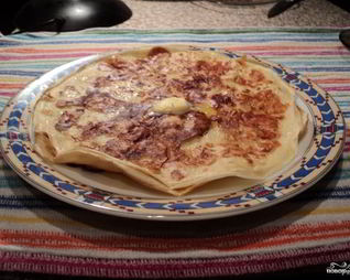 Блины на творожном тесте