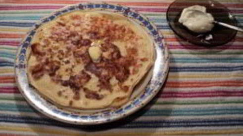 блины на творожном тесте