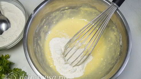 блины с курицей и рисом