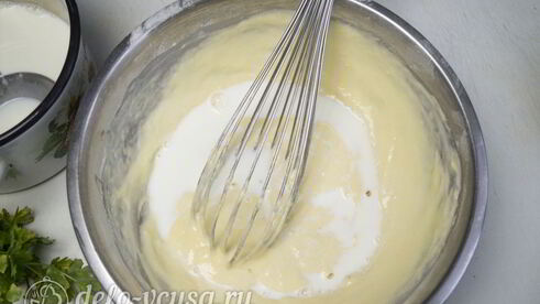 блины с курицей и рисом