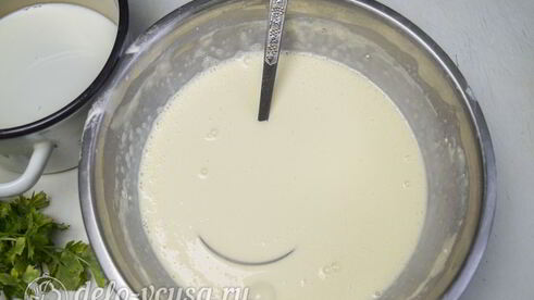 блины с курицей и рисом