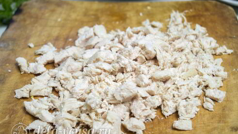 блины с курицей и рисом