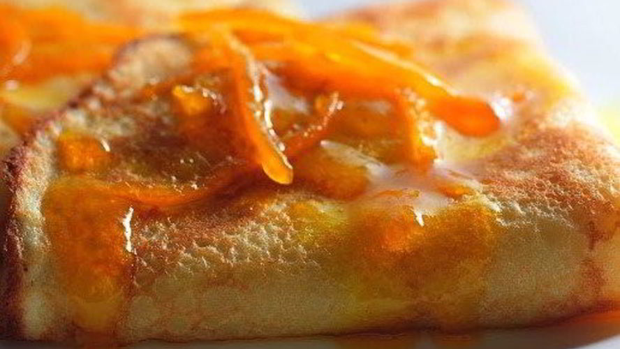 Рецепт блинов с цитрусовым соусом