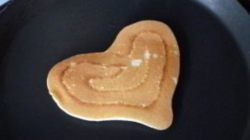 блины-сердечки