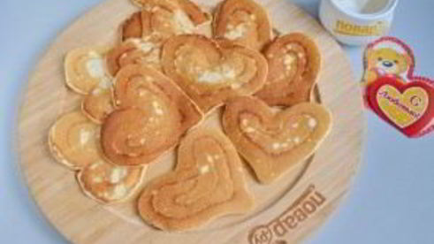 блины-сердечки