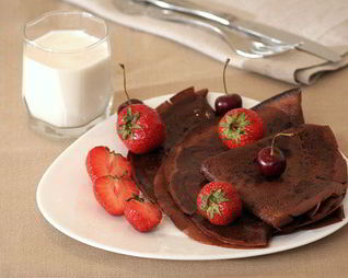 Блины шоколадные