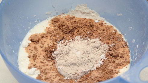 блины шоколадные