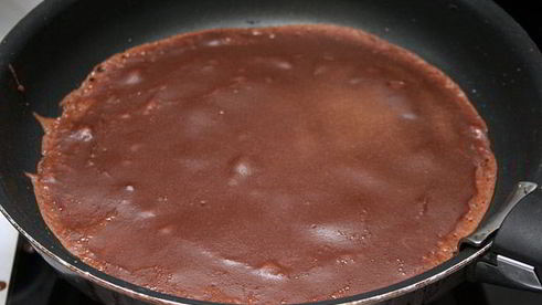 блины шоколадные