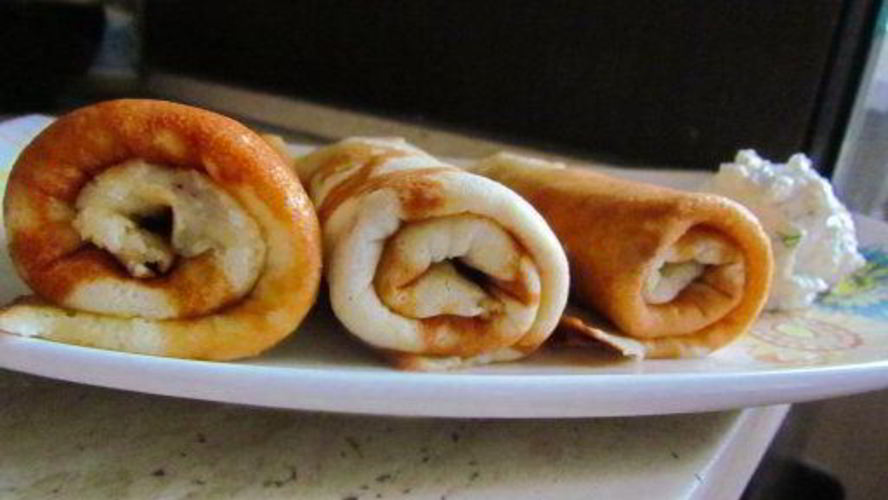 Рецепт дрожжевых блинчиков на кефире