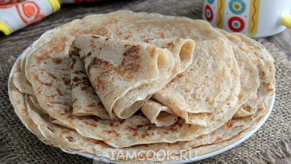 Рецепт Дрожжевых блинов на воде