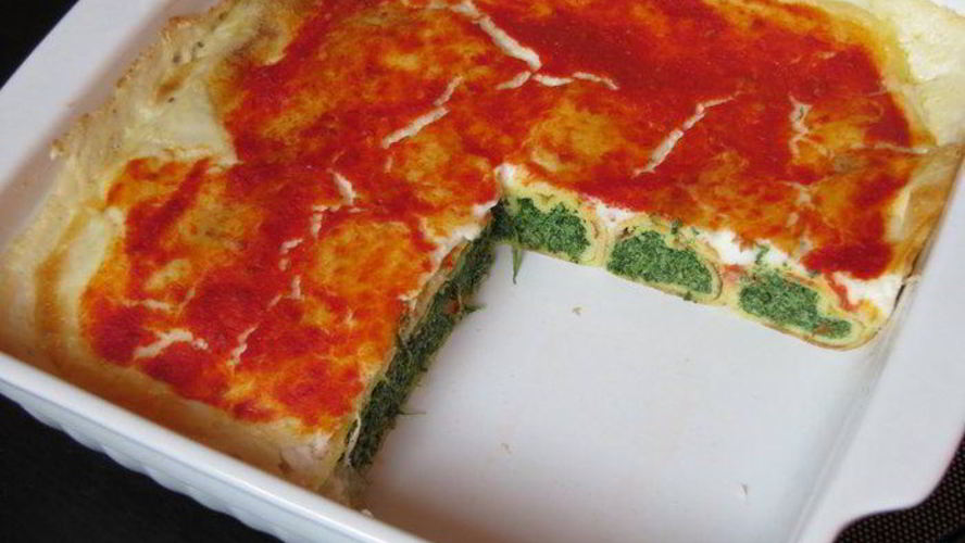 Рецепт флорентийских блинчиков с рикоттой и шпинатом