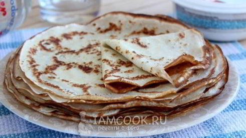 итальянские блины креспелле