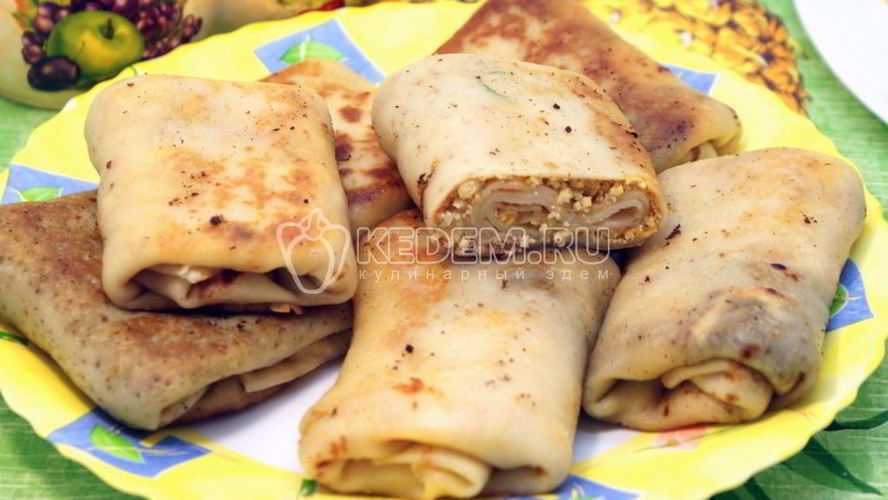 Рецепт налистников с курицей