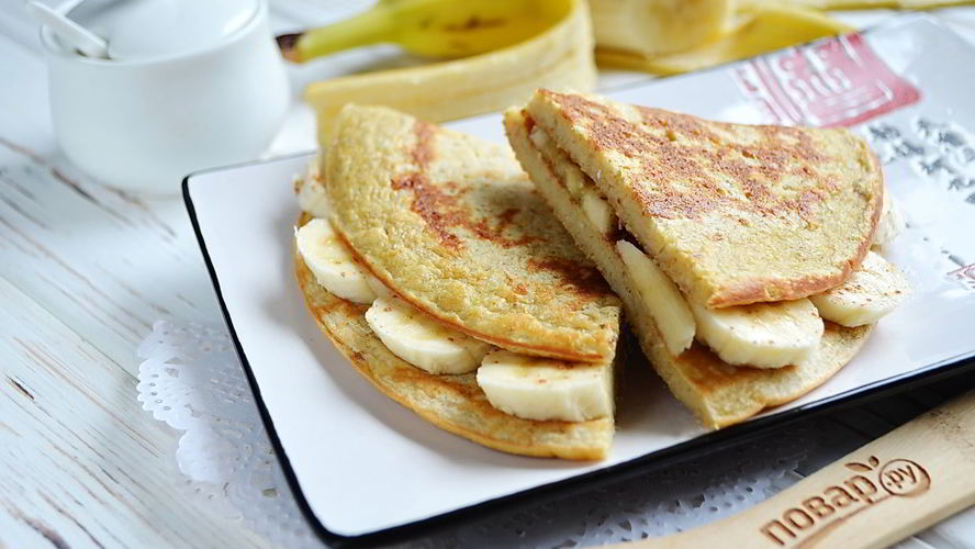 Рецепт овсяноблина с полезной начинкой