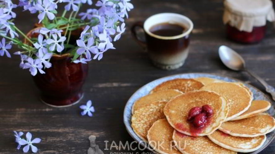 Рецепт панкейков на рисовой муке