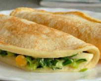 Блины с творогом