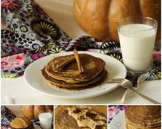 Пряные тыквенные панкейки