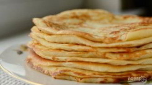 пышные блинчики на кефире