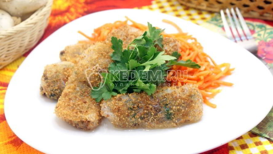 Рецепт рисовых блинчиков с грибами