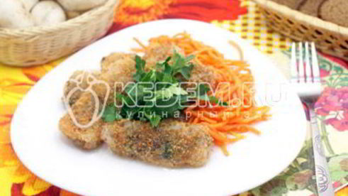 рисовые блинчики с грибами