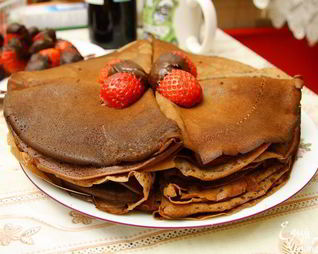 Шоколадные блинчики