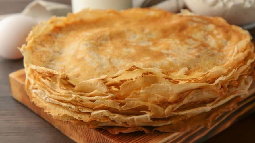 Рецепт тонких блинчиков на картофельном пюре