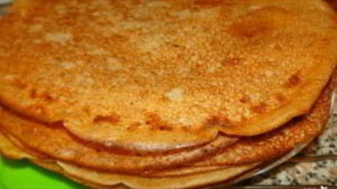 тонкие блины на сыворотке