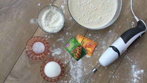 цветные блинчики