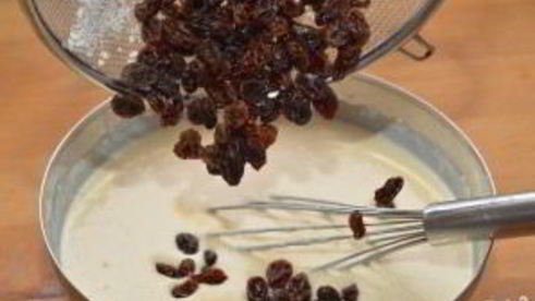 творожные блинчики с изюмом