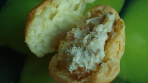 булочки с цыпленком