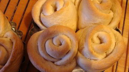 булочки ванильные на топленом молоке