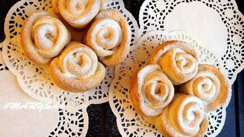 булочки ванильные на топленом молоке