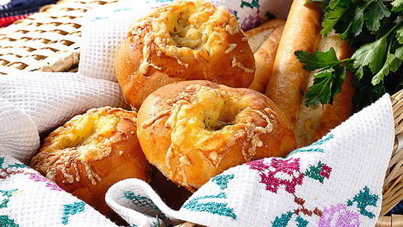 Рецепт Чесночно-сырных булочки