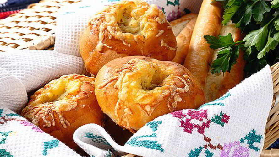 Рецепт чесночно-сырных булочки