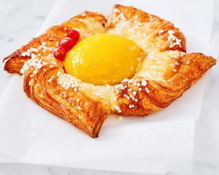 Датские булочки с персиками