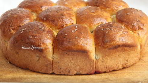 каштановые булочки с брусникой