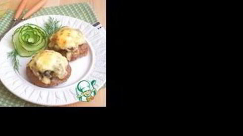 мясные ватрушки с грибами и луком