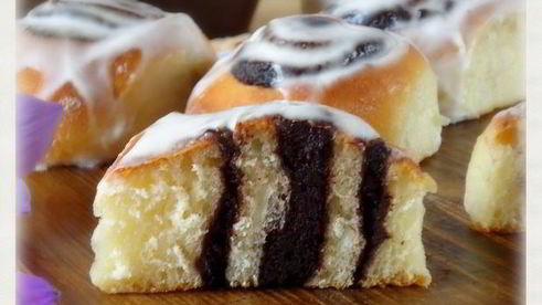 плюшки с черемухой