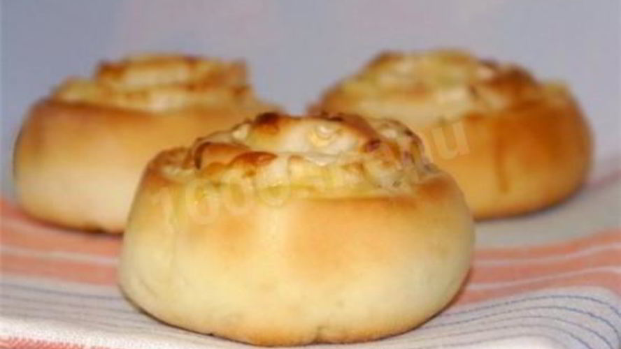 Рецепт ватрушки несладкой из дрожжевого теста