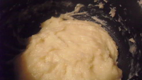 заварные булочки с сыром и ветчиной