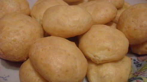 заварные булочки с сыром и ветчиной